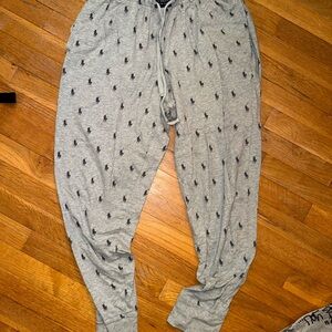 Gray Polo Pajama Pants